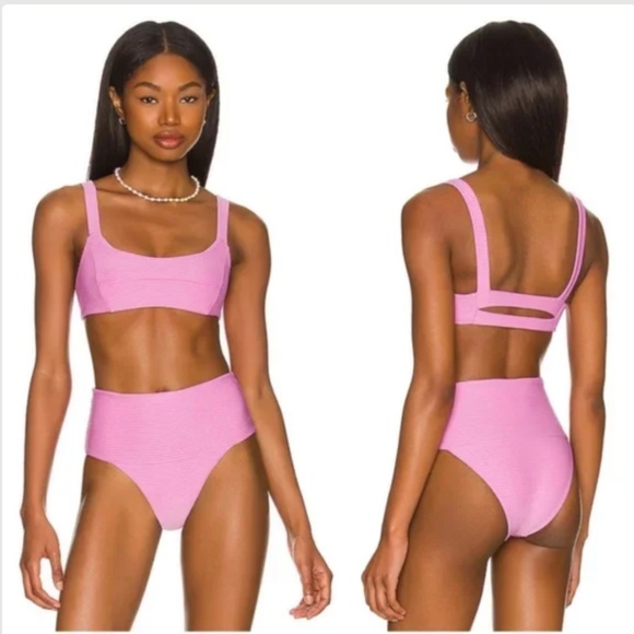 L*Space Jess Desi Bikini Set Rosebud Pink Size XS - Picture 2 of 9